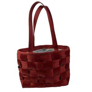 Harveys The Original Seatbelt Bag Purse Satchel Shoulder Red Y2K 11"x9"